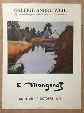 Mangenot 1977 affiche d'occasion Mangenot 1977 affiche d'occasion  Paris VI