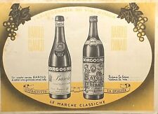Foglietto pubblicitario vini usato  Cattolica