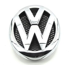 Logotipo emblema preto cromado grade dianteira VW Amarok genuíno emblema comprar usado  Enviando para Brazil