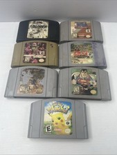 Usado, 7x Jogos de Nintendo 64 NTSC U/C - Apenas cartuchos! Pikachu WWE NBA Star Wars +++ comprar usado  Enviando para Brazil