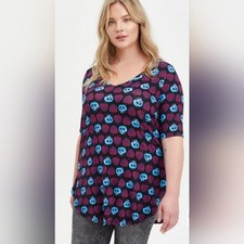 Camisa túnica Torrid Disney Villains Poison Apple Favorite tamanho 3 comprar usado  Enviando para Brazil