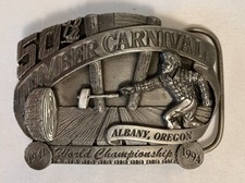 Fivela de cinto Timber Carnival Albany Oregon - Campeões Mundiais 1994 edição limitada comprar usado  Enviando para Brazil