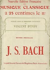 Bach petit livre d'occasion  Gurgy