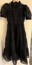 Vestido preto pequeno inglês de fábrica manga inchada comprar usado  Enviando para Brazil