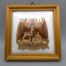 Rehkitz wanddekor wandbild gebraucht kaufen  Saarbrücken