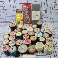 Vintage wooden cotton for sale  KING'S LYNN