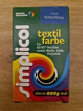 Simplicol textilfarbe kobaltbl gebraucht kaufen  Harsefeld