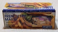 Fritadeira francesa vintage progressiva grossa e fina batatas e vegetais caixa aberta 1997 comprar usado  Enviando para Brazil