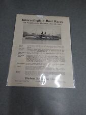 Intercollegiate boat races for sale  Hannibal