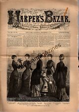 1879 Harper's Bazar December 6 - Shooting suits and clothes, patent leather boot comprar usado  Enviando para Brazil