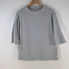 Blusa Country Road feminina tamanho M cinza manga 3/4 gola redonda zíper algodão 116306 comprar usado  Enviando para Brazil