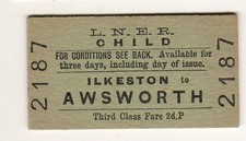 Railway ticket lner for sale  MIDHURST