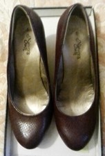 Burgundy faux snakeskin for sale  DEWSBURY