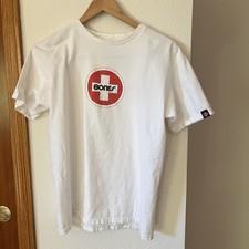 Usado, Camiseta masculina Bones Bearings logotipo cruz suíça skate branca M comprar usado Usado, Camiseta masculina Bones Bearings logotipo cruz suíça skate branca M comprar usado  Enviando para Brazil
