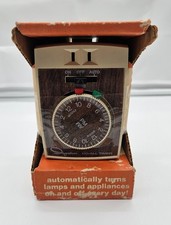 Usado, Vintage Ingraham Do-All Temporizador Automático 24 Horas Lâmpada Aparelho Ligar/Desligar Retrô comprar usado  Enviando para Brazil