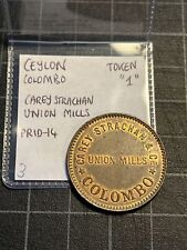 Ceylon colombo token for sale  Basking Ridge