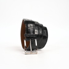 Weston crocodile belt d'occasion  Bordeaux-