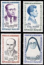 França #YT1288-YT1291 MNH 1961 Heróis da Resistência [990-993] comprar usado  Enviando para Brazil