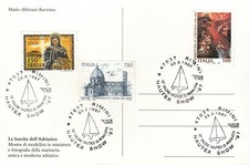 Cartolina grande vela usato  Italia