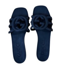 Usado, Sandálias femininas de grife de luxo Gucci intertravadas tamanho 9 comprar usado  Enviando para Brazil