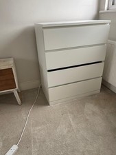 Ikea malm white for sale  LONDON