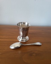Coquetier métal argenté d'occasion  Les Andelys
