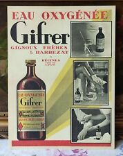 Ancienne affiche publicitaire d'occasion  France