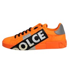 Tênis masculino Dolce & Gabbana laranja logotipo Portofino fita UE43/US10 830usd comprar usado  Enviando para Brazil
