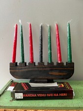 Handmade wooden kwanzaa for sale  Camillus