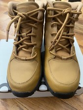Botas de couro Nike Youth Manoa preto trigo BQ5372 700 tamanho 3Y, usado comprar usado  Enviando para Brazil