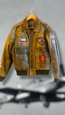 Vintage leather bomber for sale  Paw Paw