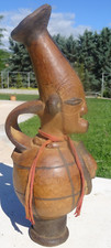 Vase mangbetu terre d'occasion  Valbonne