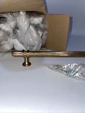 Pacote com 15 alças de armário serrilhadas douradas 8" puxa 6,25" furo central comprar usado  Enviando para Brazil