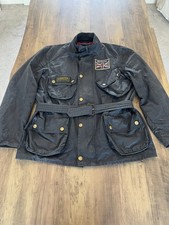 Mens black barbour for sale  BEDFORD