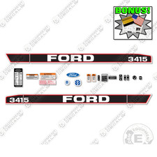 Compatível com kit de decalques Ford 3415 decalque trator com avisos - 7 ANOS AO AR LIVRE VINIL 3M! comprar usado  Enviando para Brazil
