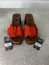 Orange wooden mule for sale  STOCKPORT