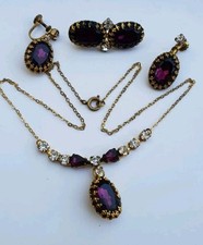 Vintage rhinestone brass for sale  CONSETT