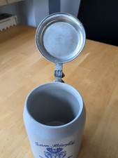 Steinbierkrug liter zinndeckel gebraucht kaufen  Oberhaid