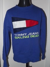 Tommy Hilfiger Tommy Jeans Sailing Gear Capsule Haftowana bluza Niebieska (M) na sprzedaż  PL