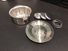 Rolha de pia de cozinha de aço inoxidável com cesta removível profunda + tampas de furo de pia comprar usado  Enviando para Brazil