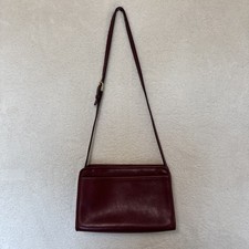 Bolsa tiracolo vintage Coach couro vermelha Swagger 0933 300, usado comprar usado  Enviando para Brazil