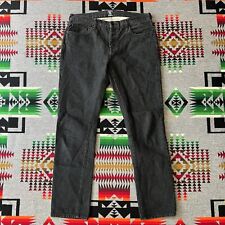 Jeans masculino PRPS demônio perna reta botão mosca tamanho 33 preto jeans cintura média A8, usado comprar usado  Enviando para Brazil