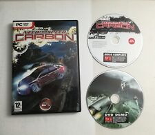NEED FOR SPEED CARBON (EA 2009) ITALIANO PC + DEMO SPREA FUNZIONANTE AUTO WIN comprar usado  Enviando para Brazil