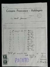 Fattura valdagno crosara usato  Italia