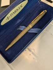 Caneta esferográfica vintage prata esterlina Cisele Grid Parker 75 - Precisa de refil  comprar usado  Enviando para Brazil