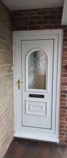 White upvc door for sale  LEEK
