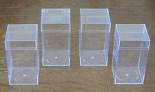Usado, Lote de 4 vitrines cubo cubbie acrílico plástico caixa 7" x 4" x 4" Beanie Babies comprar usado  Enviando para Brazil