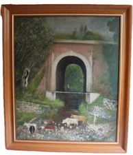 Ancien tableau huile d'occasion  Briare