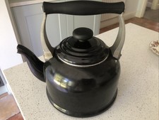Crueset black enamel for sale  LEICESTER