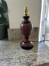 Wood table lamp for sale  NEWARK